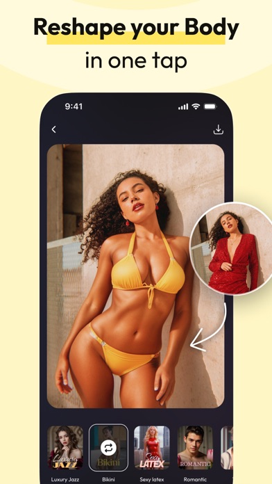 Nufa: AI Body Photo Editor Screenshot