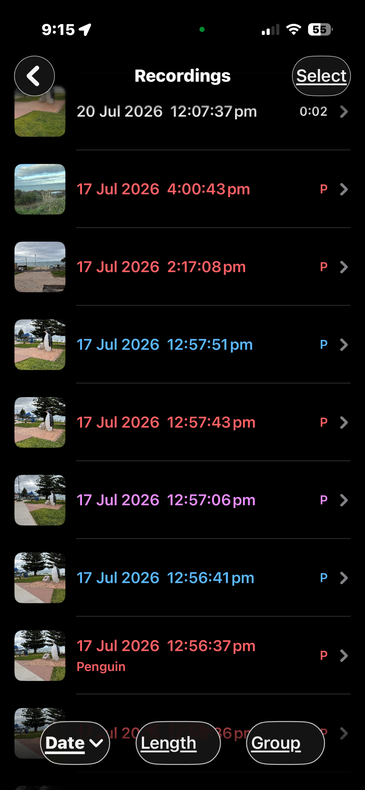 Video recorder with trigger screenshot 3
