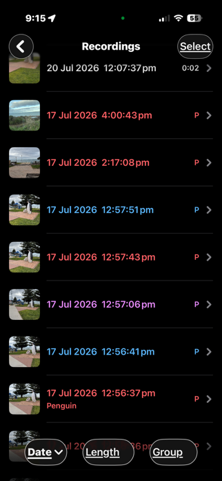 Video recorder with trigger Screenshot 3 of 5