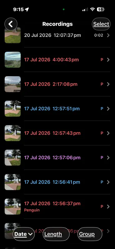 Video recorder with trigger screenshot 3 of 5