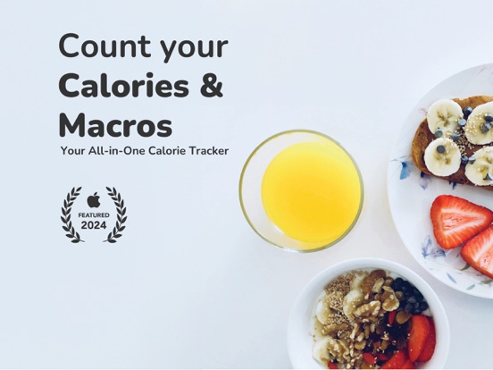Calorieënteller Pro Tracker iPad app afbeelding 1