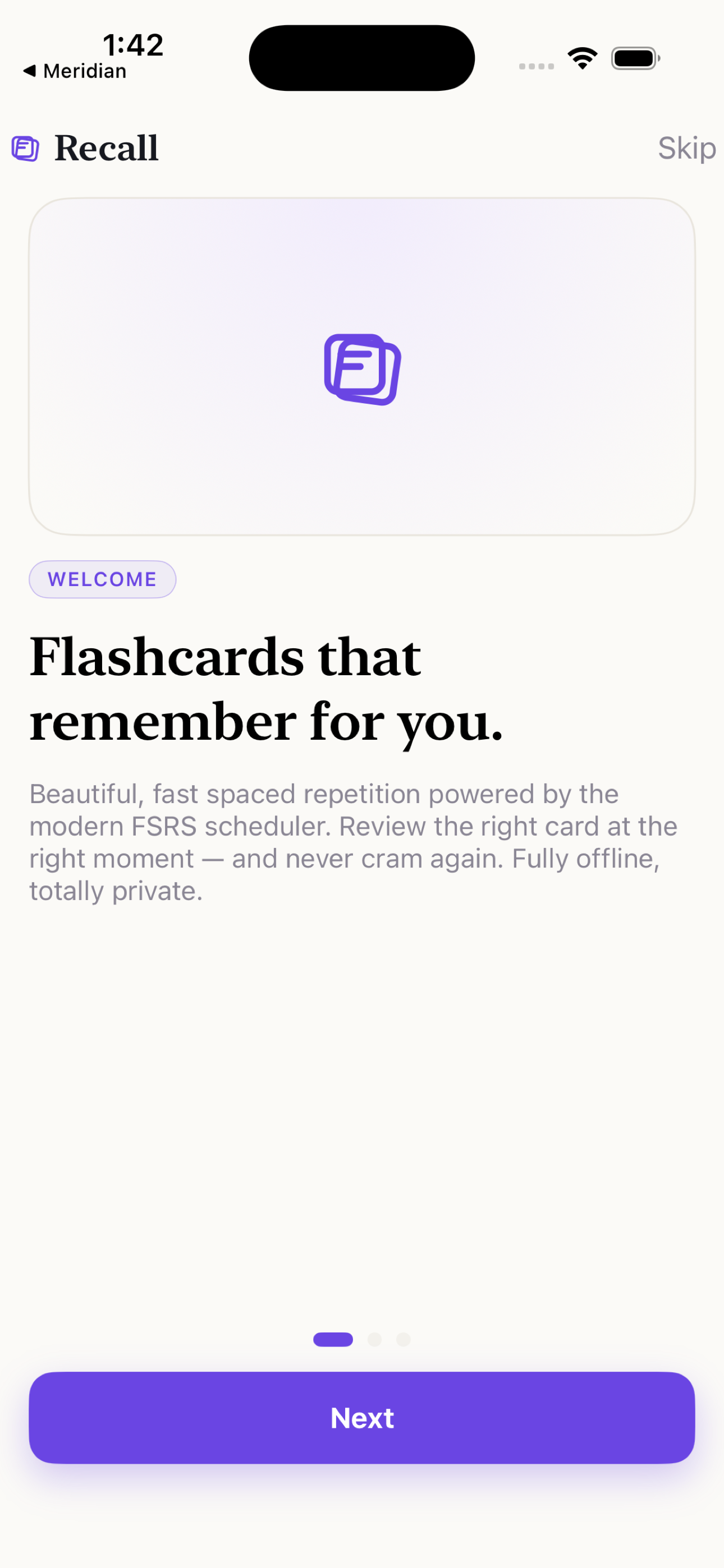 Recall: Flashcards & FSRS screenshot 5