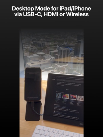 External Display Browser: XeOS iPad screenshot