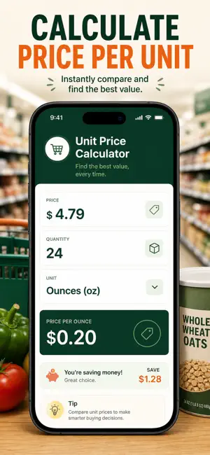 Unit Price: Cost Per Ounce screenshot 3