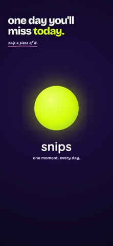 snips: one photo a day screenshot