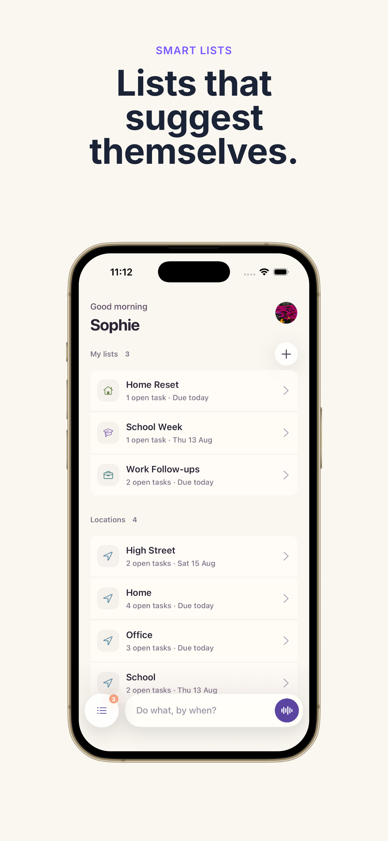 Teyla: tasks organised by role screenshot 6