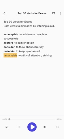 StudyAloud: Read Notes Aloud Screenshot 2 of 3
