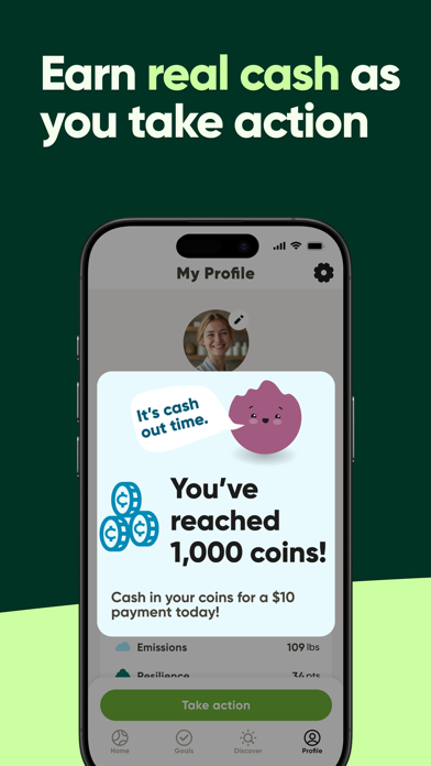 Screenshot 4 of Dashboard.Earth Climate Action App