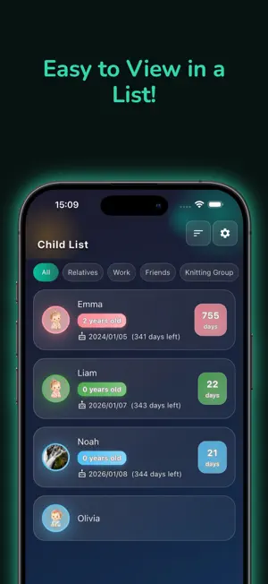 LittleLog - Kids Birthday screenshot 4
