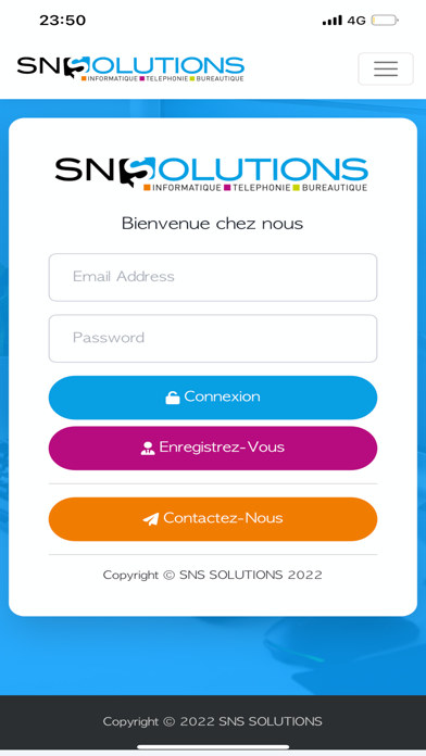 SNS Solutions Screenshot