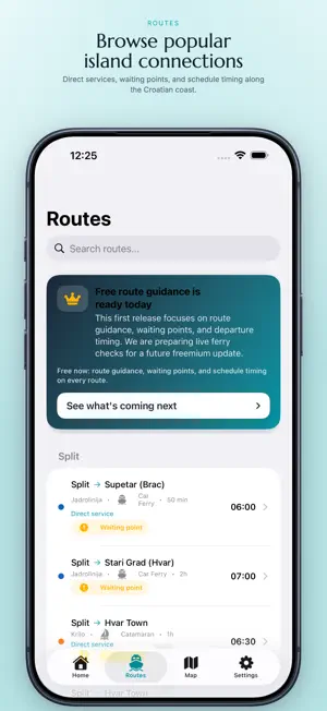 Adriatic Ferry Guide screenshot 2