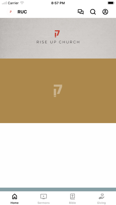 Rise Up Church iPhone screenshot 1 - Education app