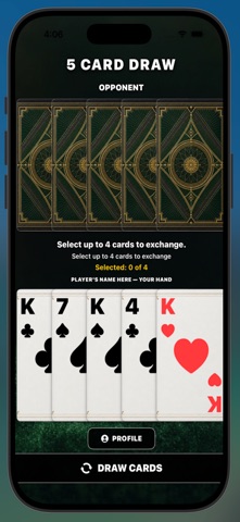 Five Card Draw Statistics Screenshot 2 of 4