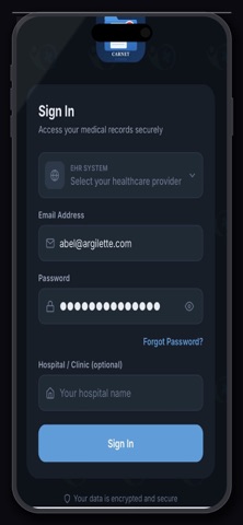 CARNET screenshot