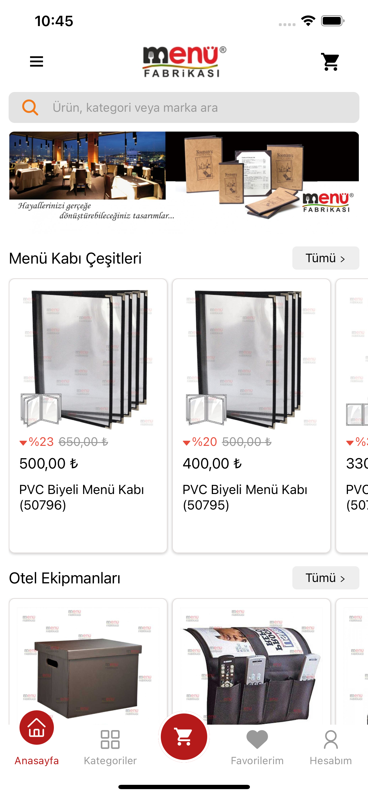 Menü Fabrikası