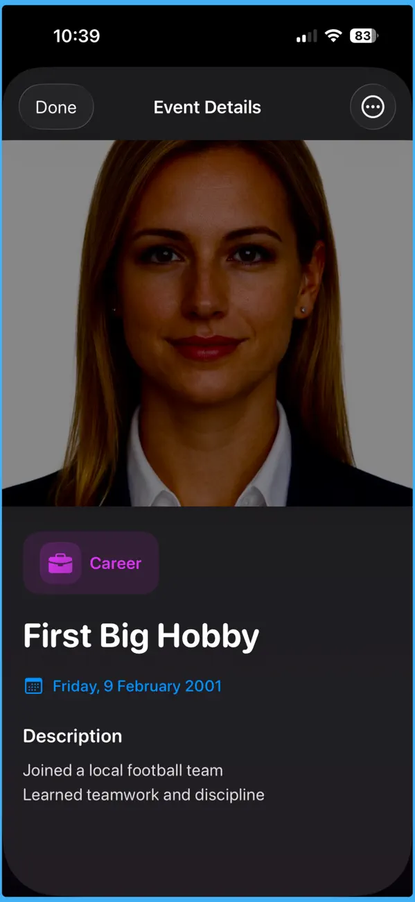 #5. MyTimeline (iOS) بواسطة: Hassan Dofil