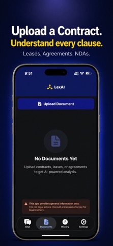 LexAI - Legal Assistant iPhone screenshot