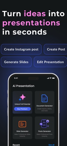 AI Presentation Maker – Slides Screenshot 1 of 4