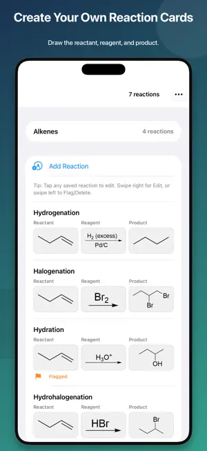 Organic Reactions Tutor screenshot 4