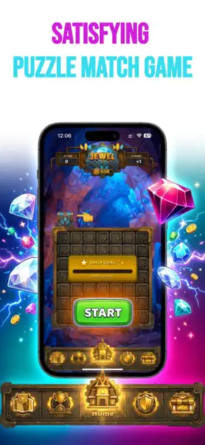 Jewel Popper: Puzzle Match screenshot 2