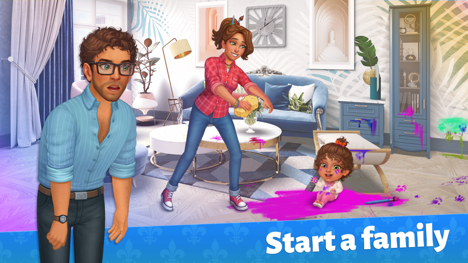 #1. Merge House - Design Makeover (iOS) 由: Sergey Karakozov