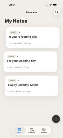 Memonto screenshot