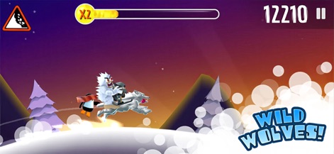 Ski Safari - FreePlay - Avalanche Escape Action