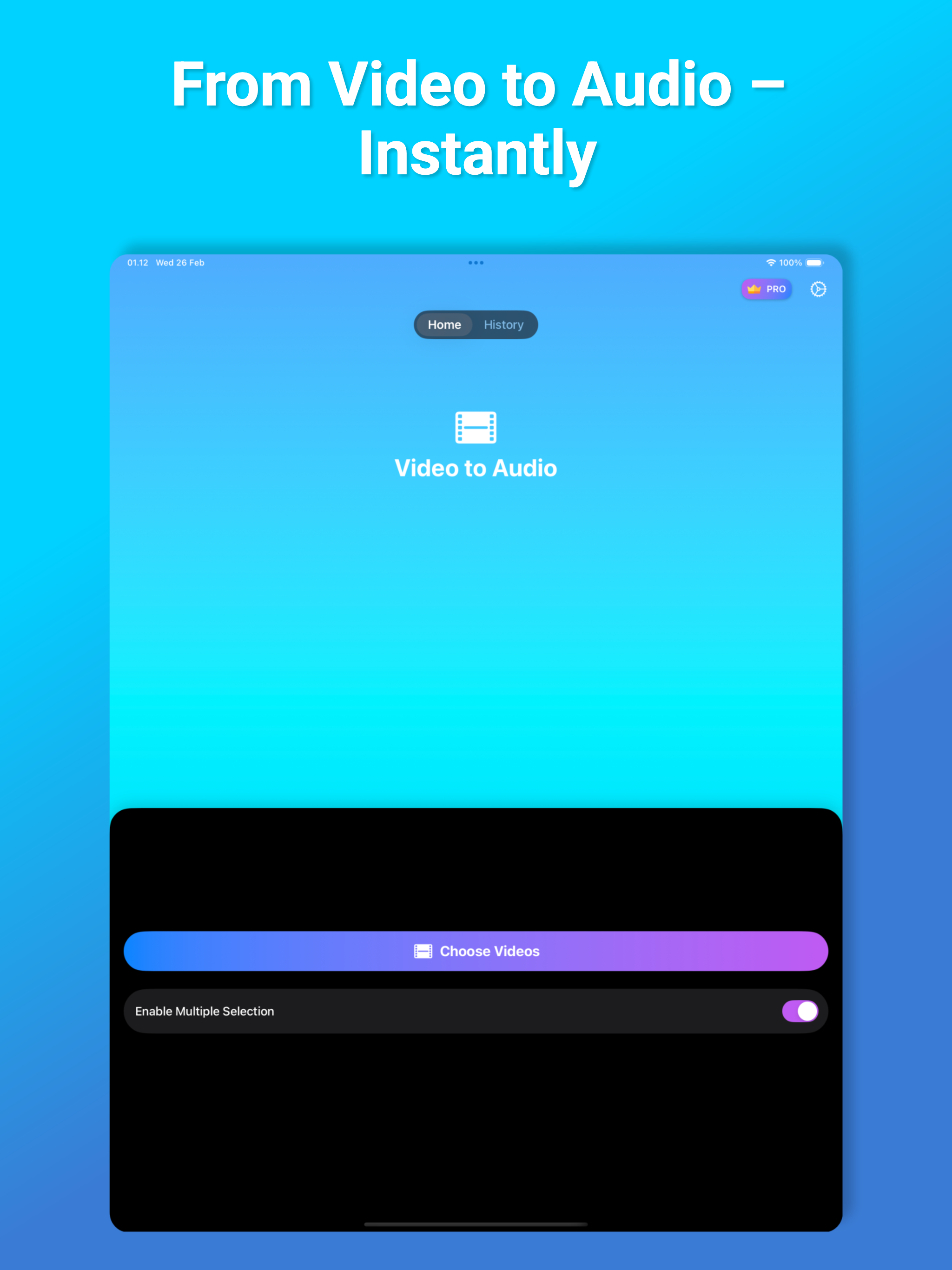 Video to Audio Converter ◌