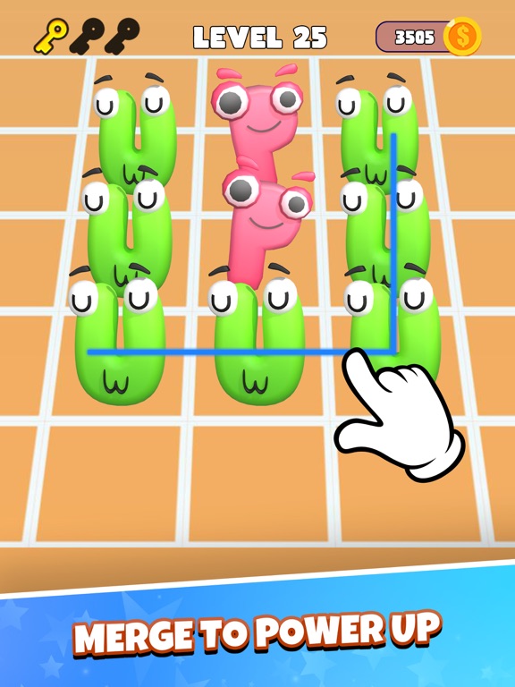 Screenshot #6 pour Letter Race 3D: Run & Merge