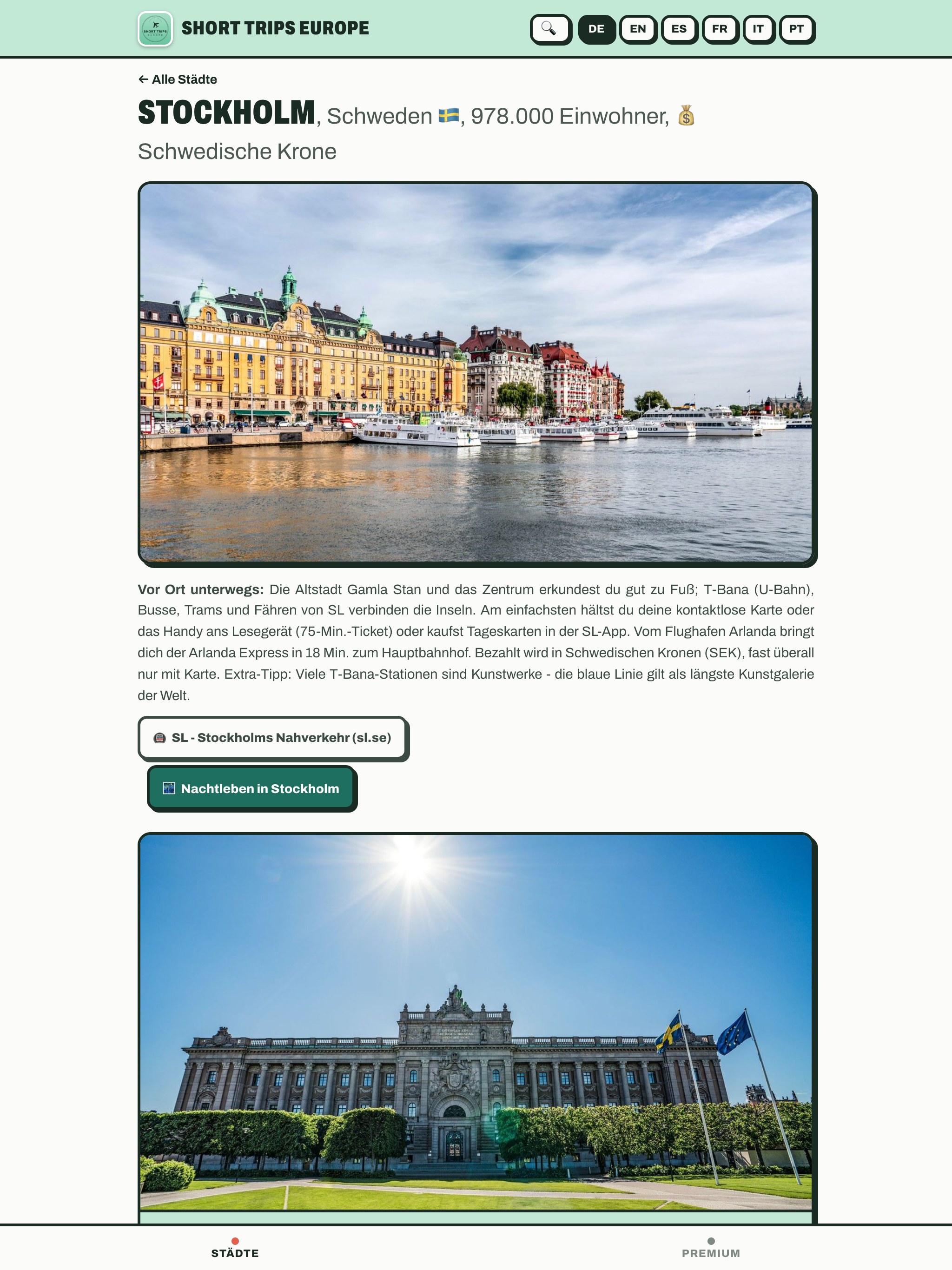 Short Trips Europe screenshot 8
