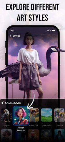 AI Art Generator & Editor Screenshot 4 of 6