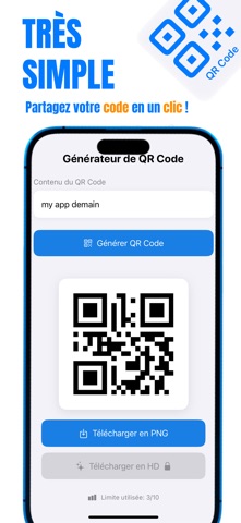 Code Gen - Créateur QR & Codes screenshot