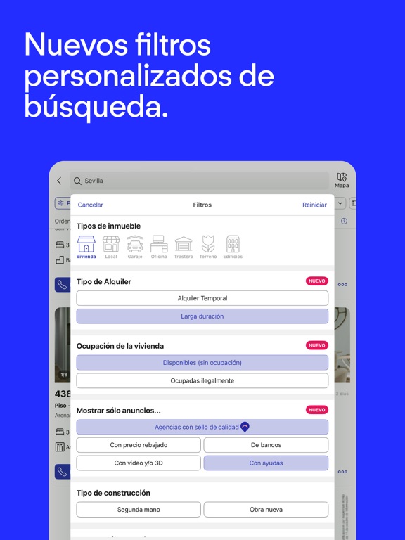 Fotocasa - Casas y pisos iPad screenshot 4 - Productivity app