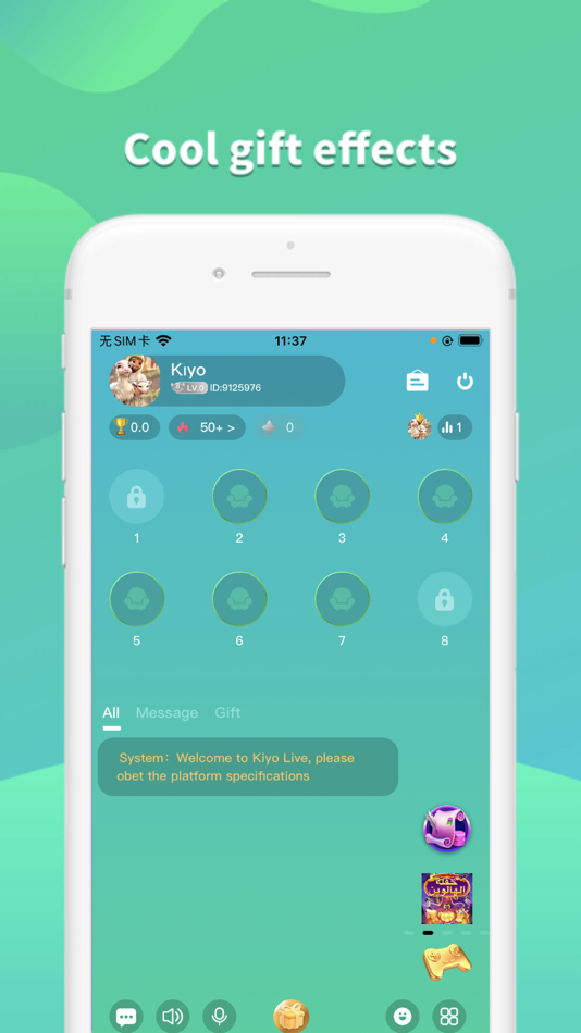 #1. Kiyo Live (iOS) 由: SuiLong Pan