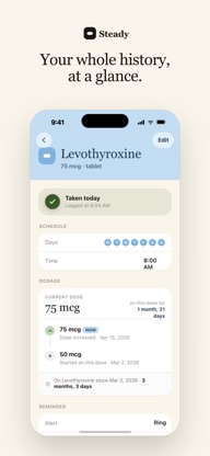 Steady: Medication Reminder screenshot 4
