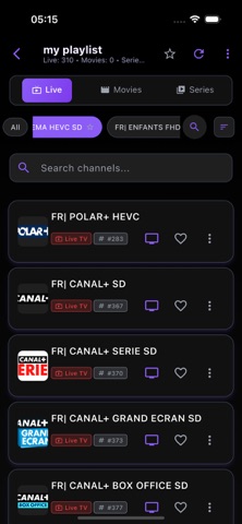 EastPlayer IPTV Player Smarter screenshot