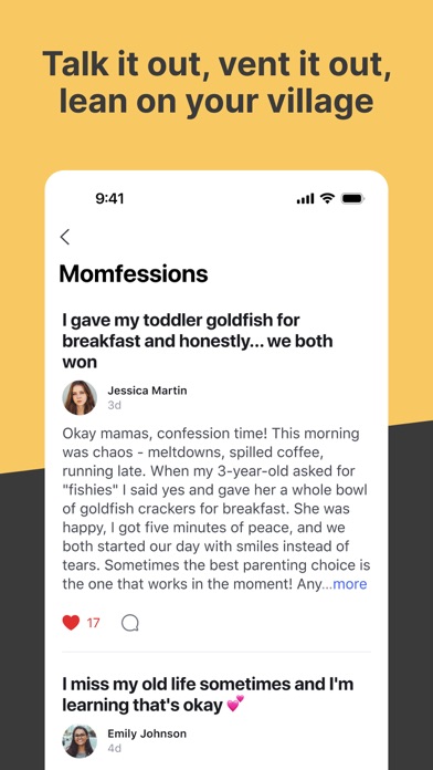 Joy of Mom iPhone screenshot 4 - Social Networking app