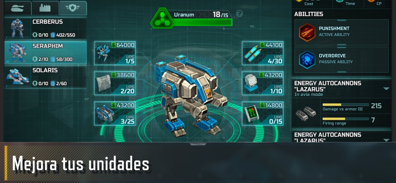 Art Of War 3:RTS Strategy Game iOS Mod IPA screenshot 4 - iOS game interface