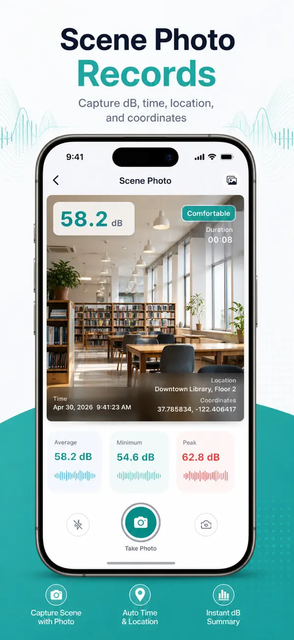 Screenshot #2 pour Sonomètre - Bruit dB