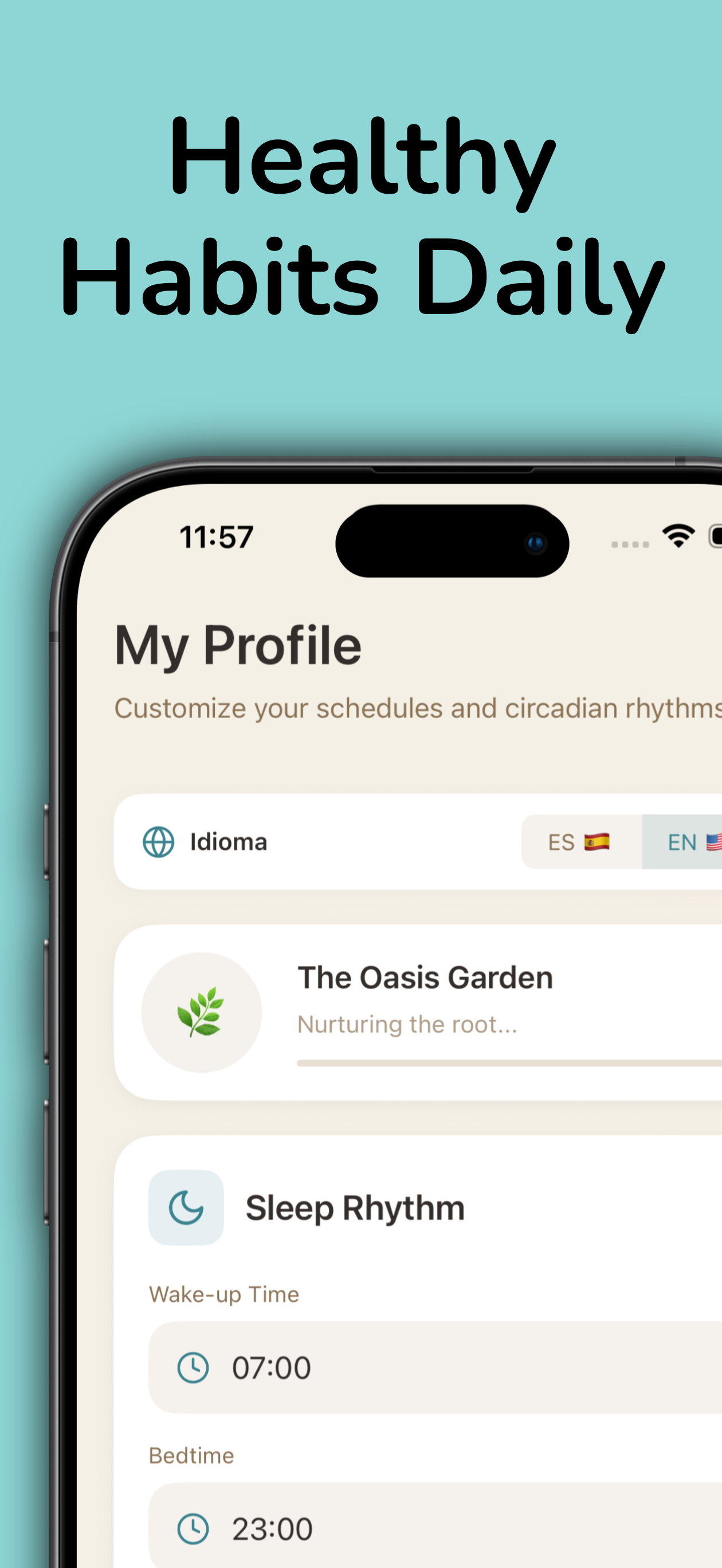 Oasis: Longevity & Habits