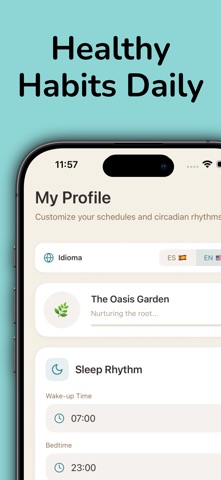 Oasis: Longevity & Habits screenshot