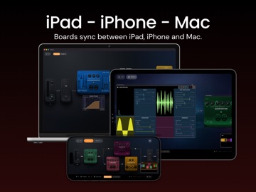 Taurus AUv3 Pedalboard iPad screenshot