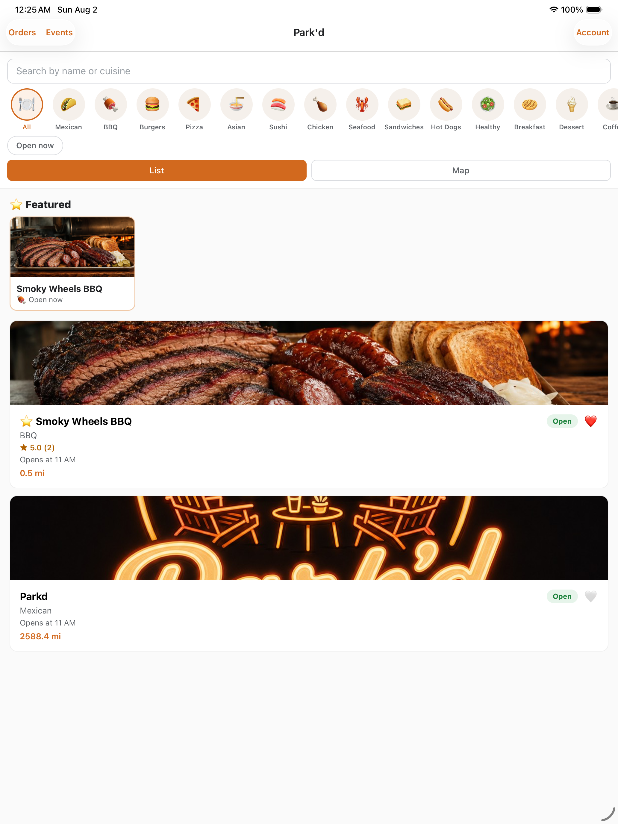 Park'd Street Eats screenshot 8