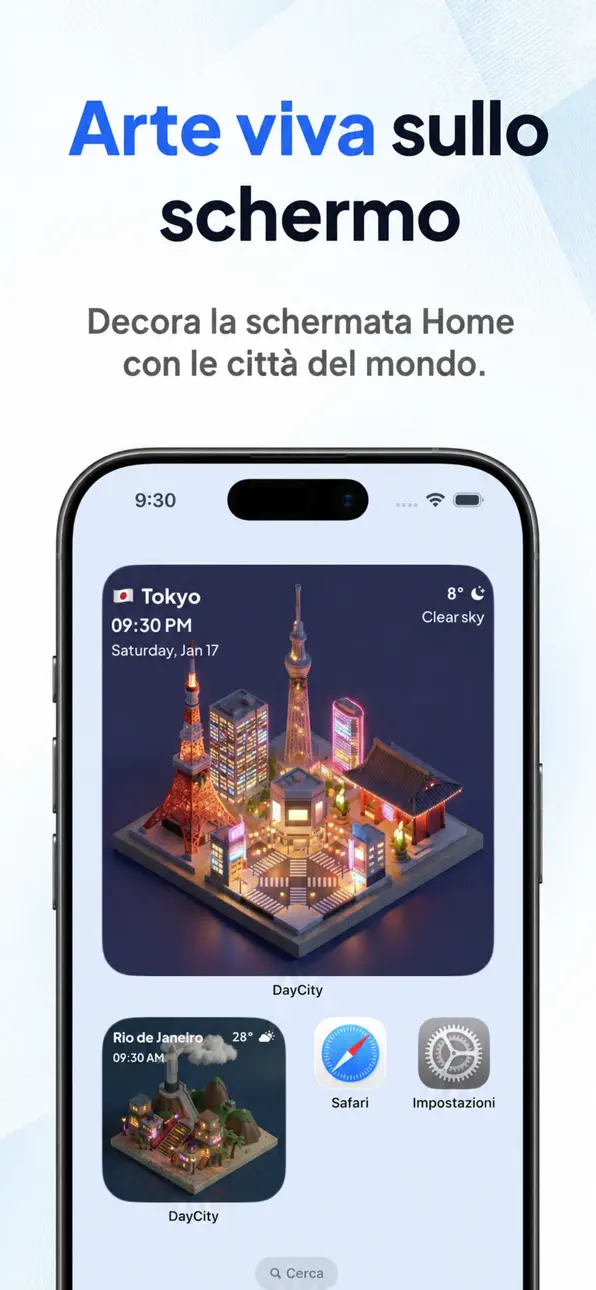 DayCity: Weather Clock Widget iOS Mod IPA screenshot 2 - iOS app interface