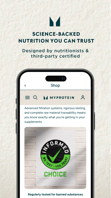 Myprotein: Fitness & Nutrition iPhone screenshot 5 - Shopping app