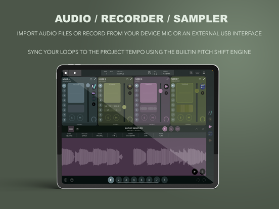 EG Nodes iPad screenshot 3 - Music app
