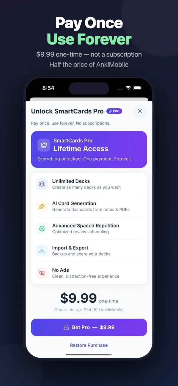 #5. Smart Cards - AI Flashcards (iOS) By: Beijing Dramavision Technology Co., Ltd.