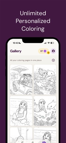 ColorBooth - Coloring Pages iPhone screenshot