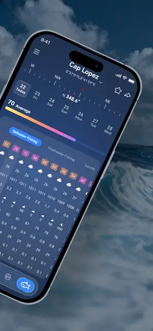 全球潮汐Pro-天气&潮汐&风浪的专业数据 iPhone screenshot 2