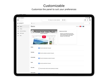 Rotate that Video Player iPad screenshot